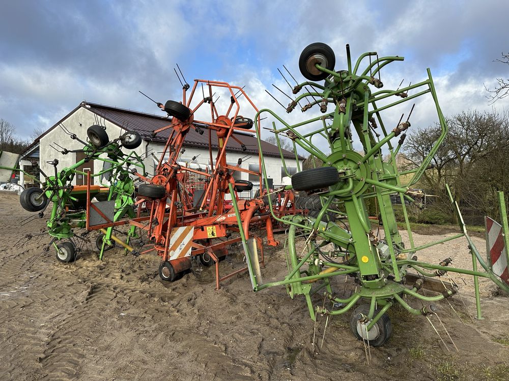 Przetrząsarka, przewracarka 6 karuzelowa KRONE KW,FELLA,KUHN GF, DEUTZ