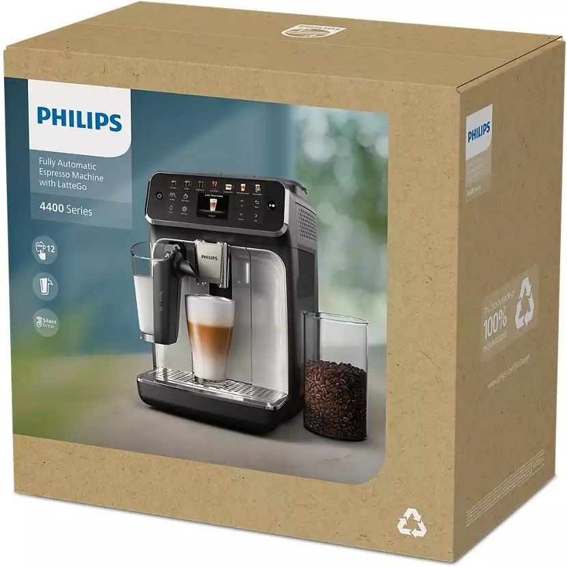 Кофемашина автоматическая Philips Series 4400 LatteGo EP4443/70