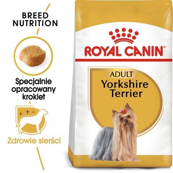 Karma z prebiotykiem dla psów rasy Yorkshire Terrier Royal Canin 0,5kg