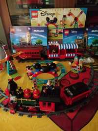 Lego  Disney pociąg 71044 (bez dworca) plus Wesołe miasteczko Disney o