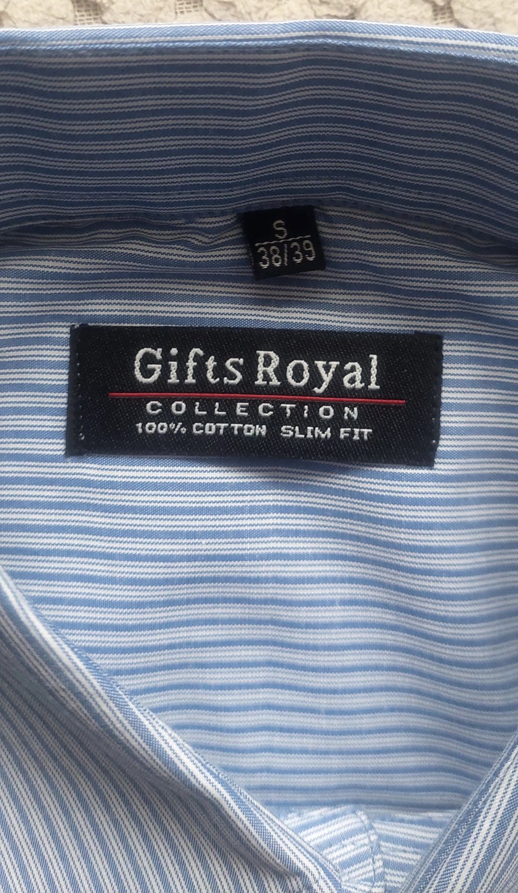 Koszula męska w pasy Gifts Royal S Slim Fit