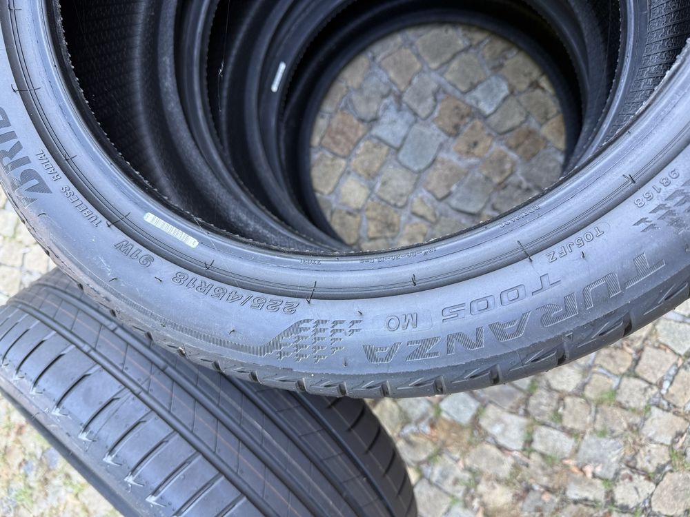 Nowe Bridgestone Turanza T005 homolog Mercedes 225/45 R18 2023 rok !