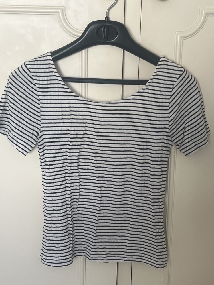 Blusa riscas stradivarius