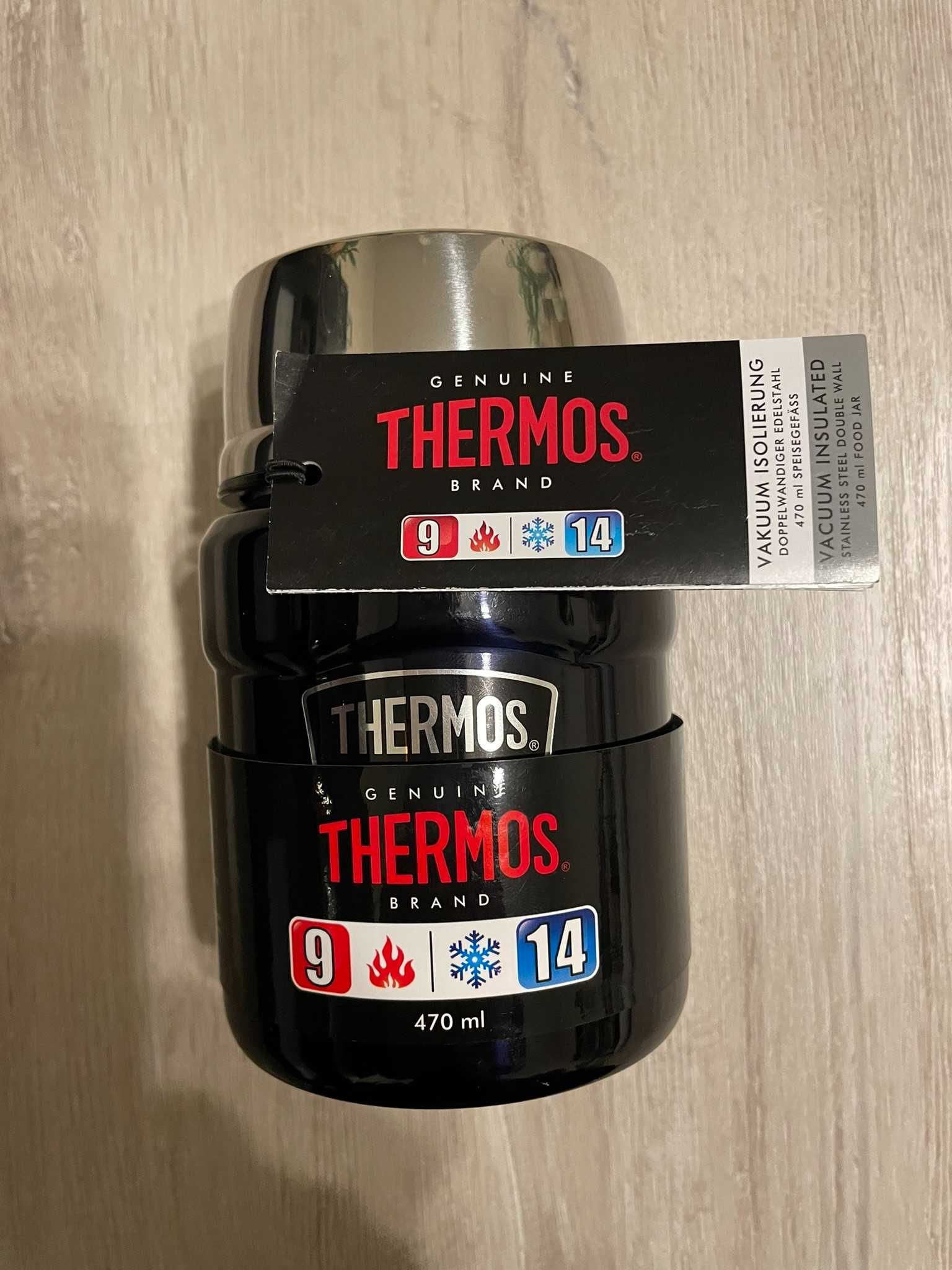 Genuine Thermos Brand 470 ml obiadowy ciemny granat