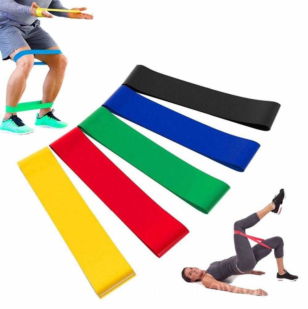 Фитнесс резинка кроссфита спортивные ленты йога зеленая красная синяя