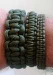 Pulseiras em Paracord, Minicord e mistas
