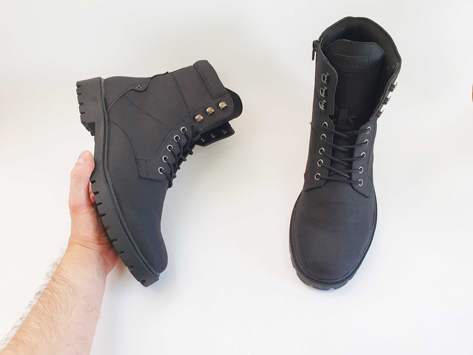 Мужские ботинки PIER ONE 45 29.5 см 10.5 UK черные