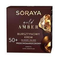 Krem przeciwzmarszczkowy Soraya Gold Amber 50+ na dzień i na noc