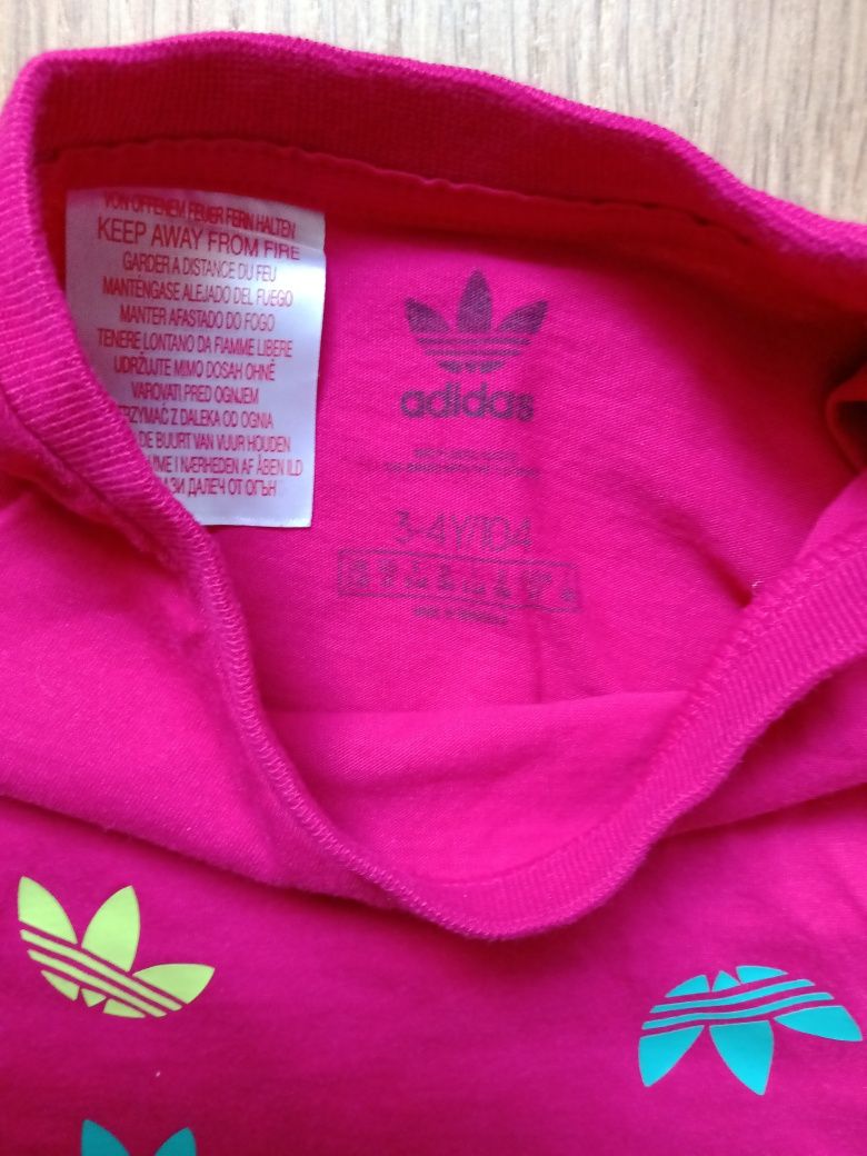 Komplet na lato Adidas oryginalny r.104