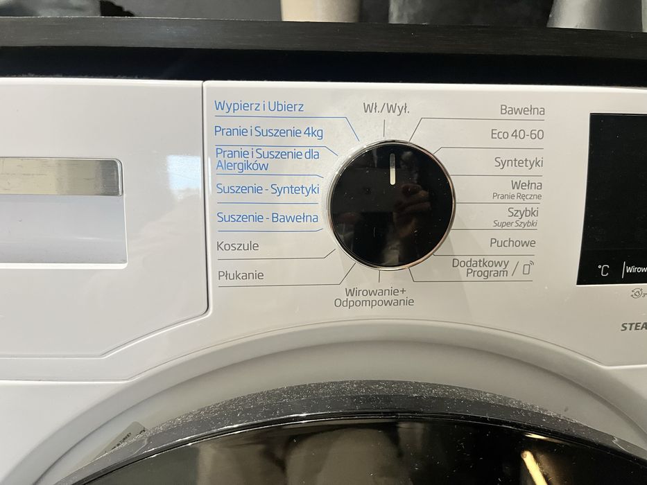 Pralko-suszarka BEKO HTV7742XW SteamCure