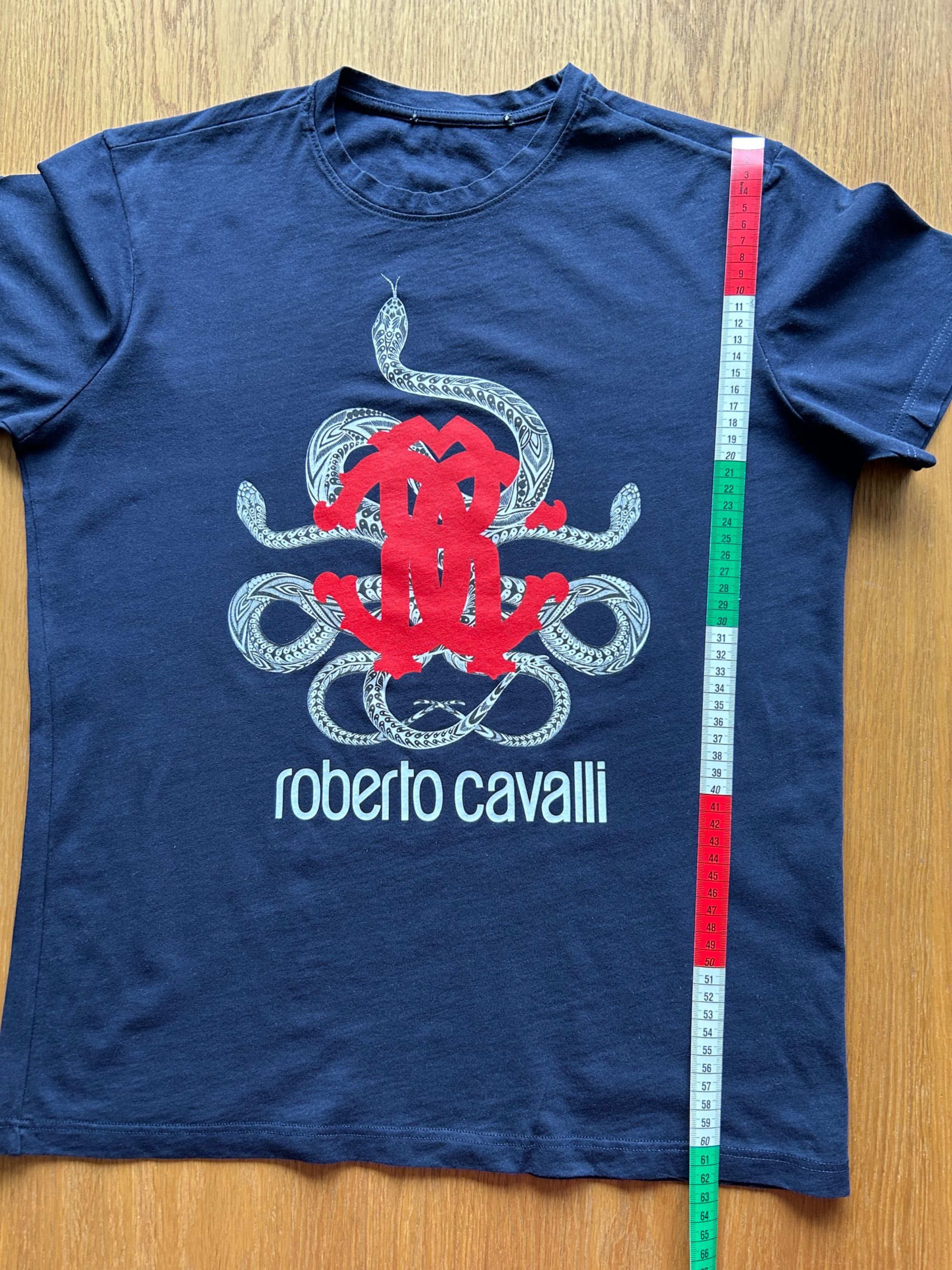 Koszulka męska granatowa Just Cavalli.