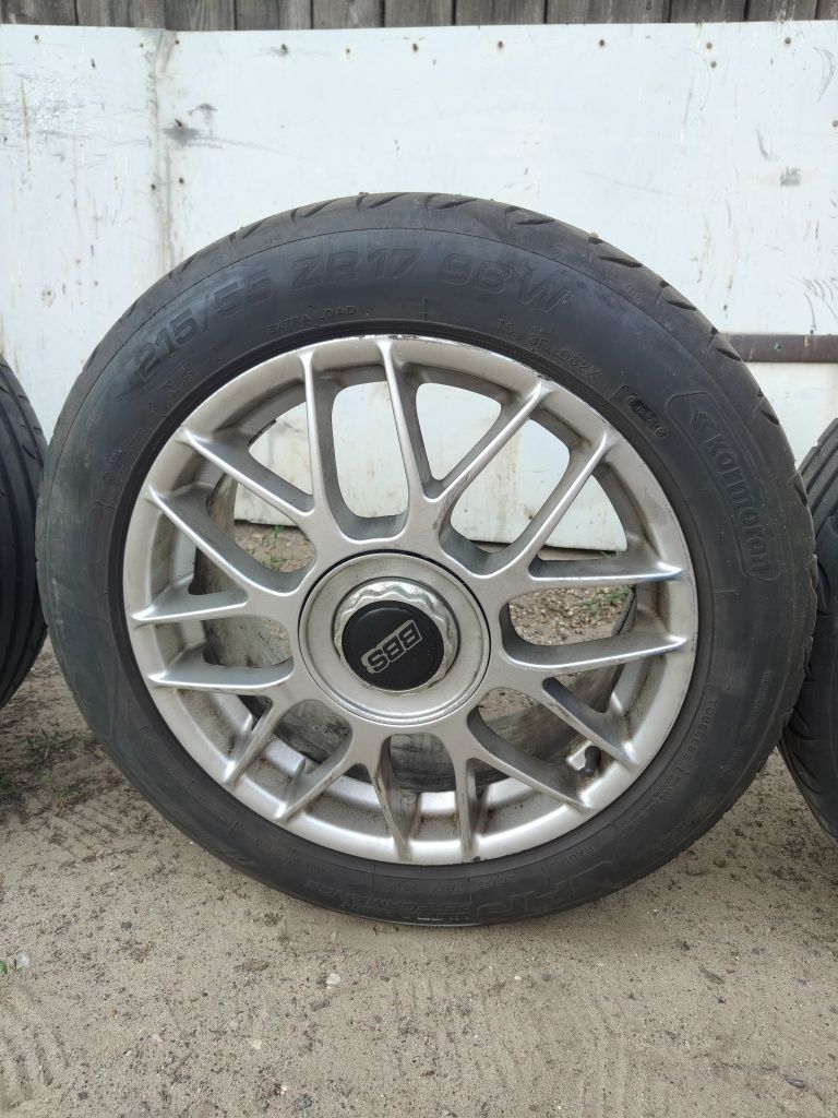 Sprzedam felgi BBS RC 307 17 cali z oponami 5x112