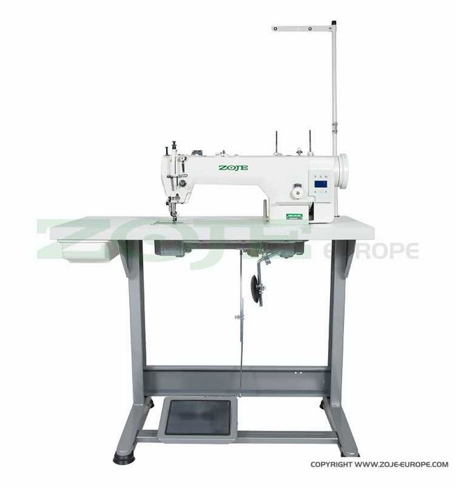 Máquina de costura industrial Duplo arrasto ZOJE para estofos e couro