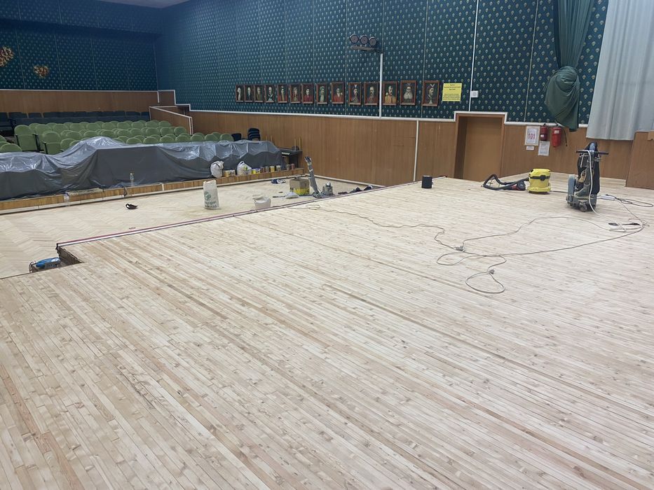 Шліфування паркету.Ремонт після затопу