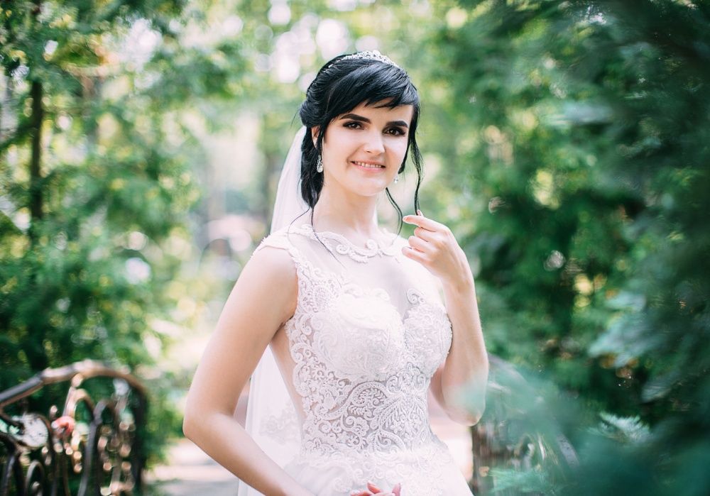 Нежное свадебное платья
