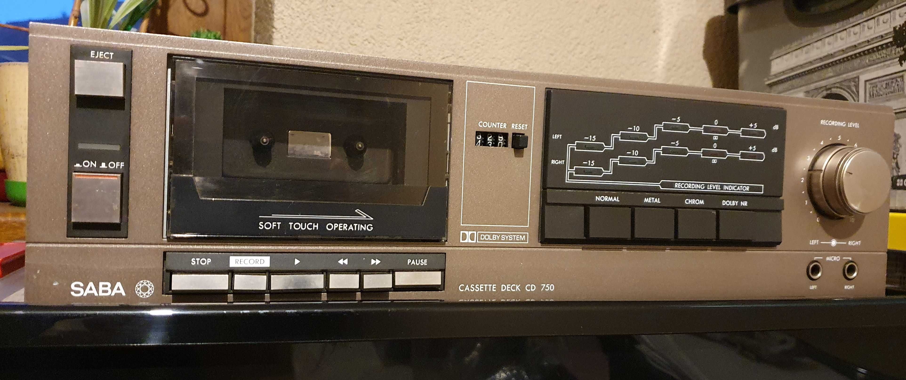 SABA cassette DECK CD 750