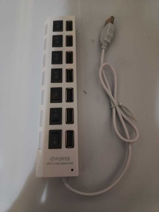 Rozgałęźnik portów 7xUSB HUB USB 2.0