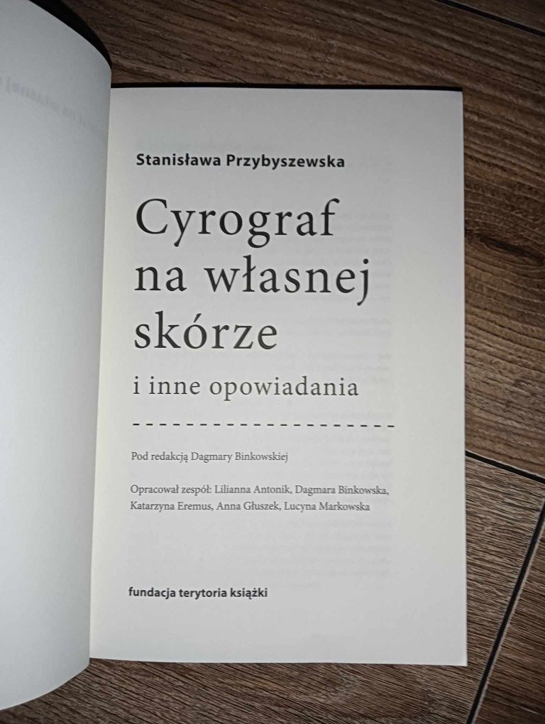 Cyrograf na własnej skórze