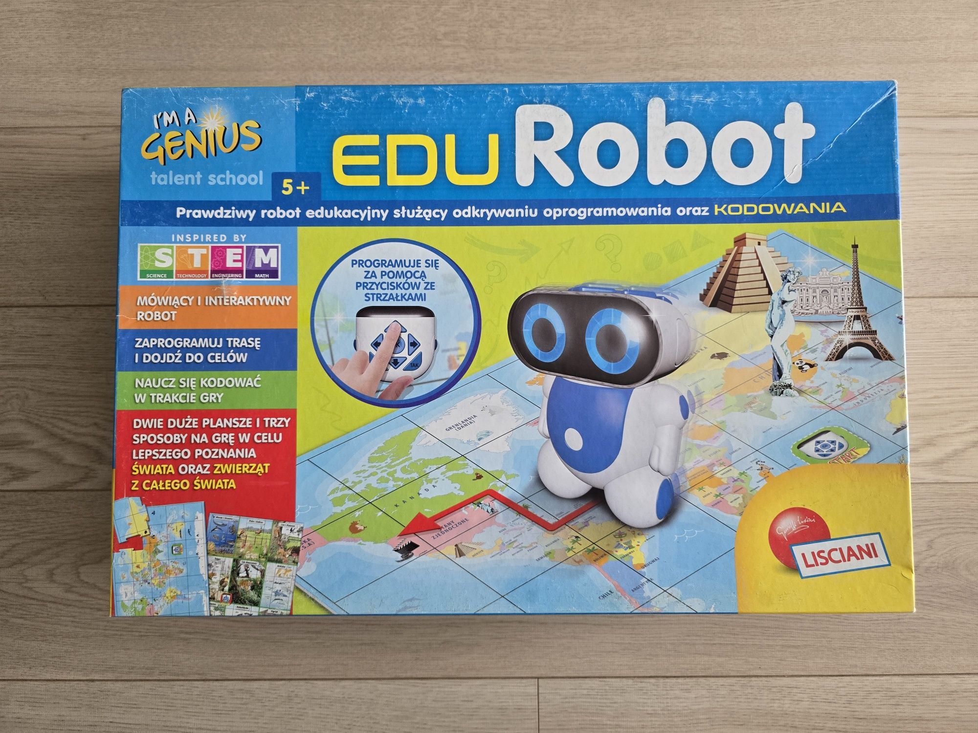 Edu Robot Lisciani, robot edukacyjny, do programowania, I'm a genius