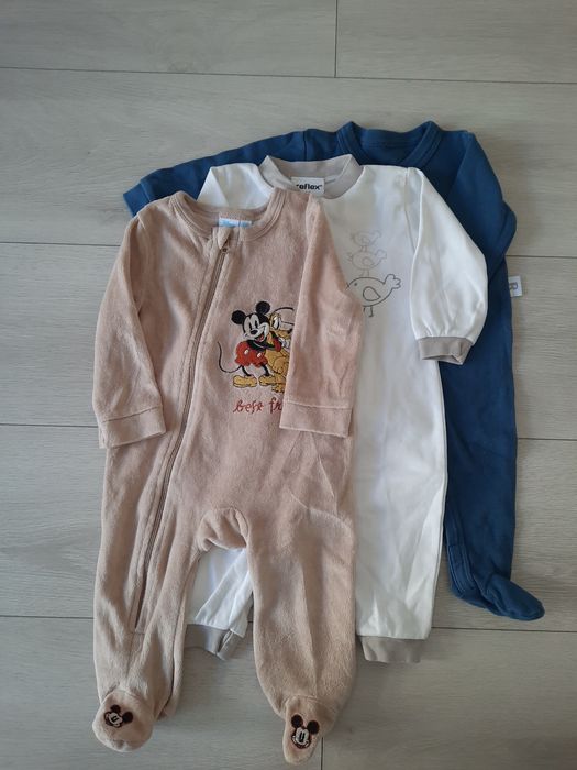 Paczka 3 śpiochów, rozmiar 68