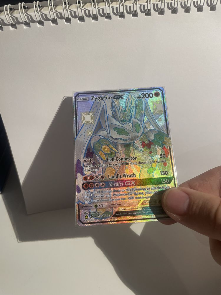 Carta Zygarde GX Hidden Fates Pokemon