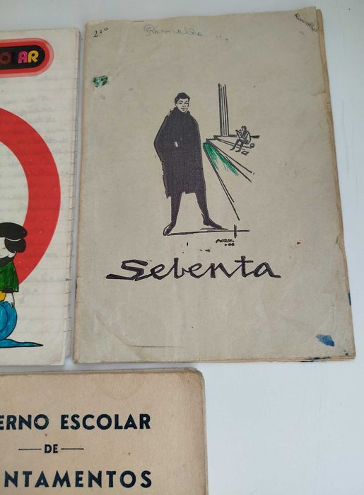 Cadernos Escolares Antigos