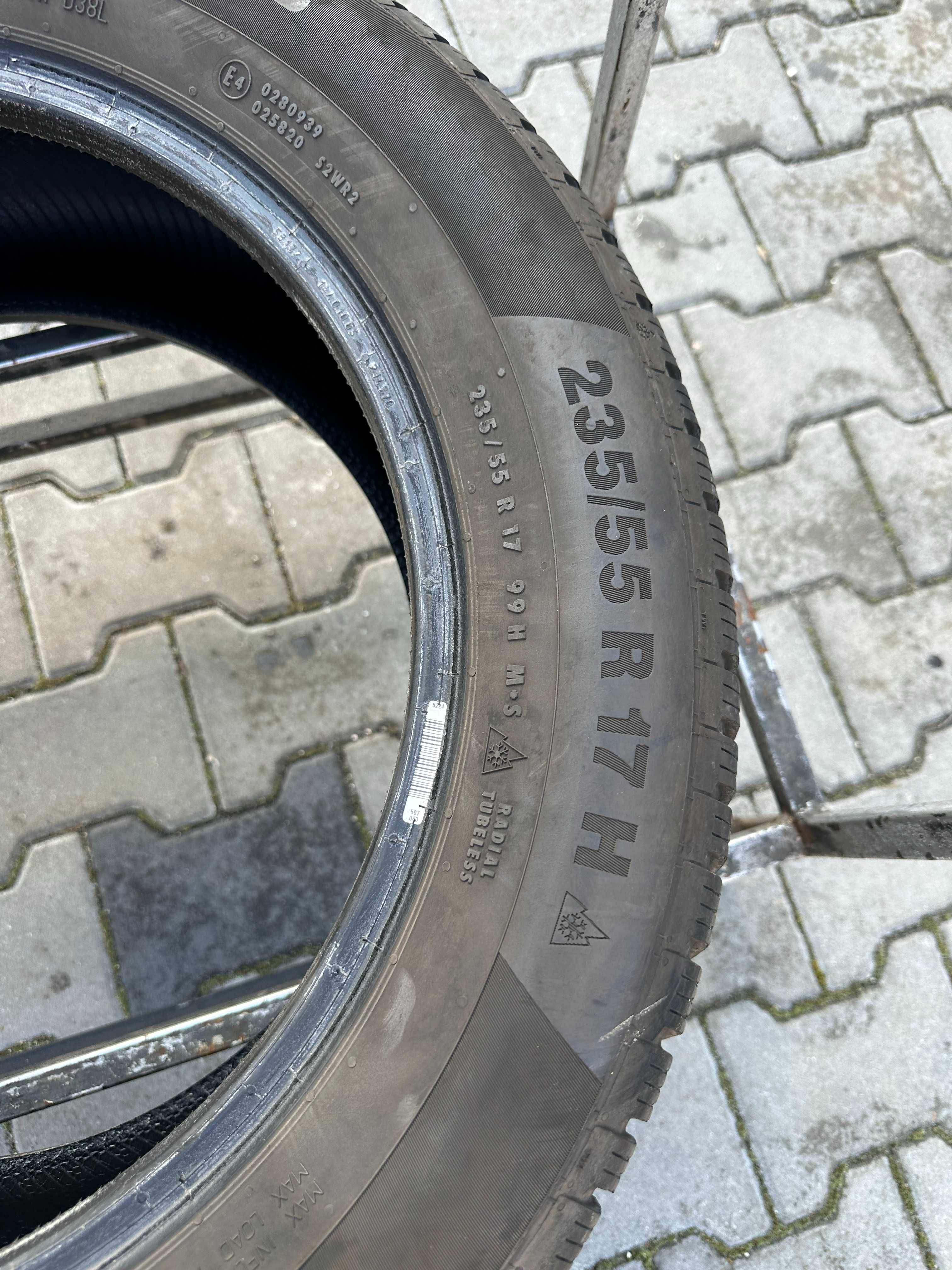 235/55r17 Continental WinterContact TS850p komplet zimowe