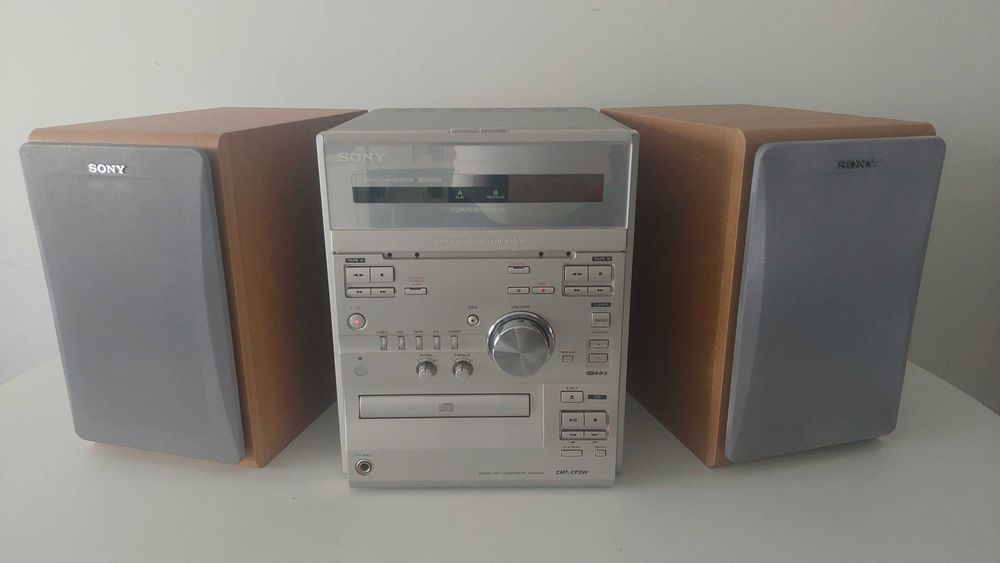 Sony Micro Hi‑Fi Component System CMT‑CP2W – Estado Irrepreensível