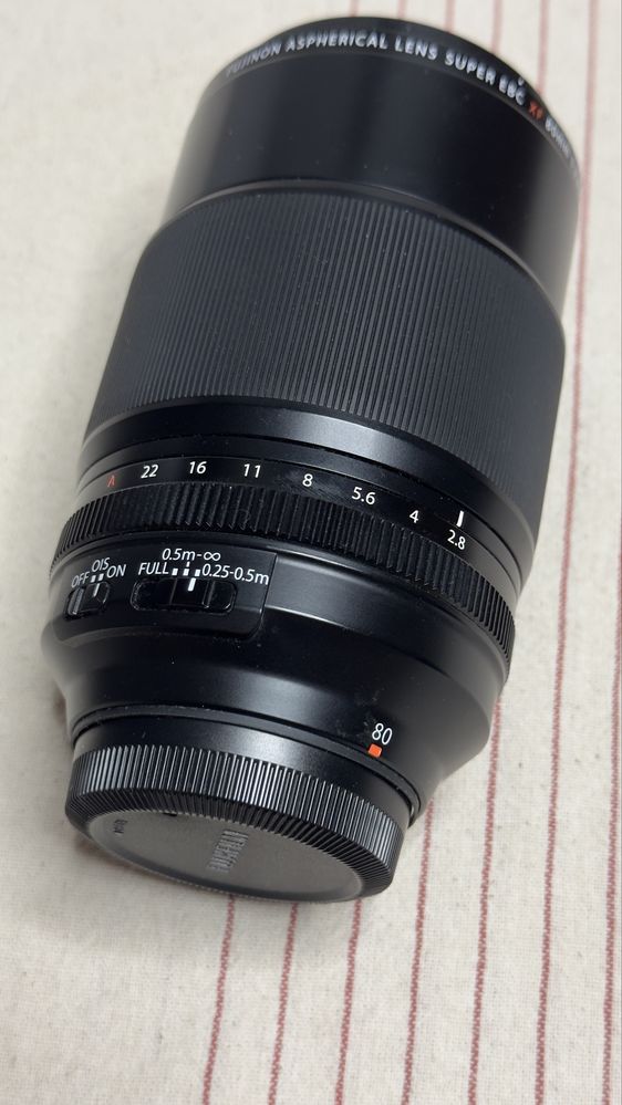 FUJIFILM XF 80mm F2.8 R LM OIS WR Macro - Stan idealny