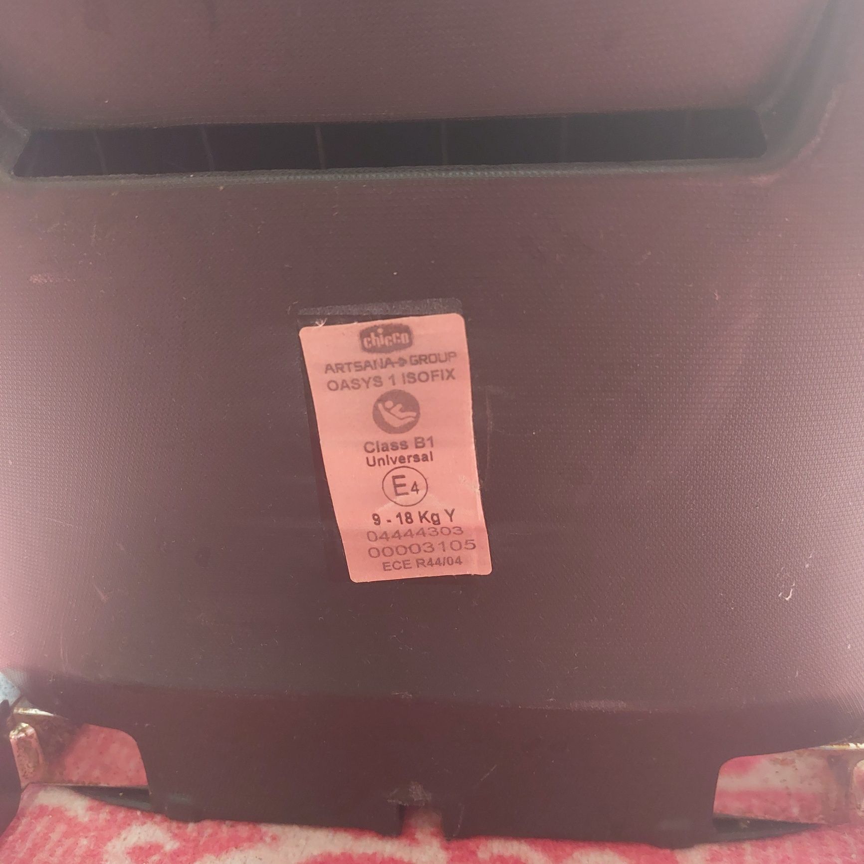 Cadeira chicco isofix