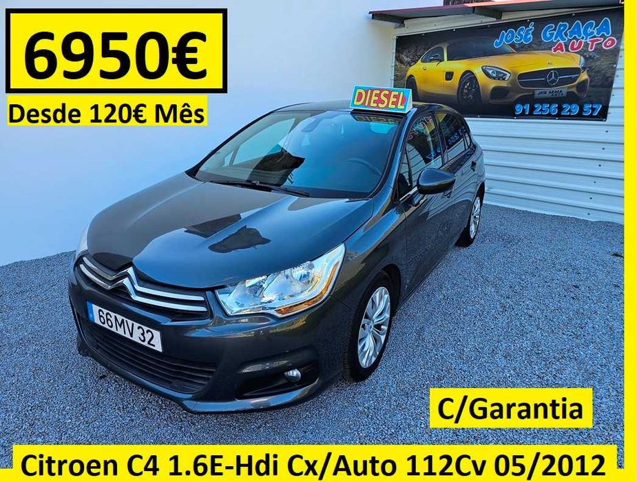 Citroen C4 1.6E-Hdi 112Cv Cx/Auto 05/2012
