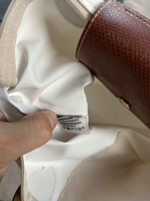 Torebka Longchamp kremowa M