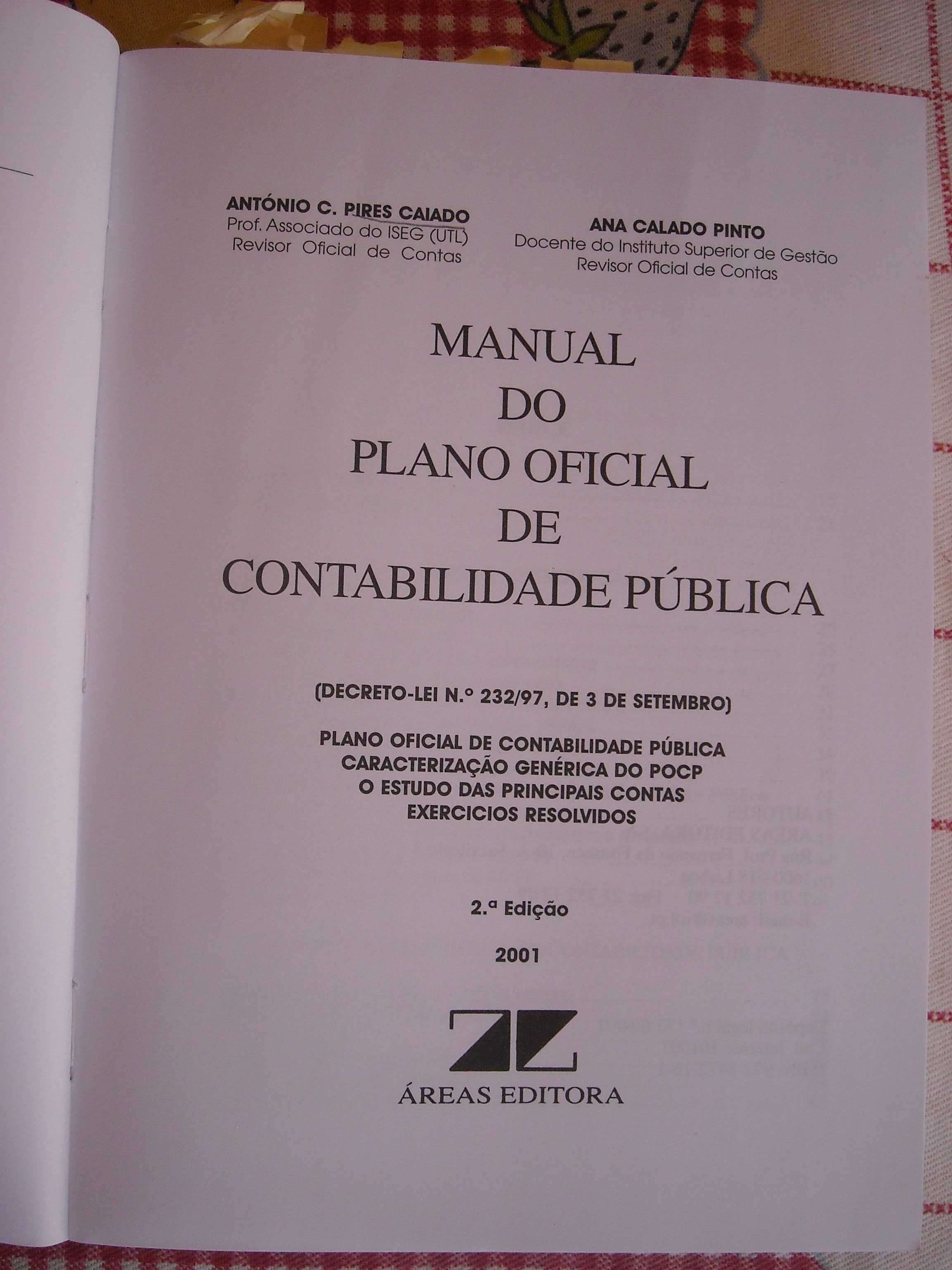 Manual do plano oficial de contabilidade publica - 2001/02