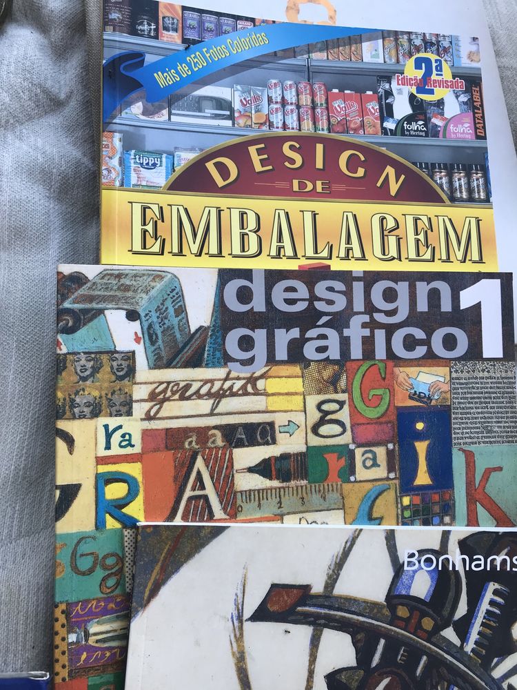Livros design grafico e ilustração - lote