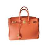 Torebka Hermès Birkin Orange 35 cm skóra togo