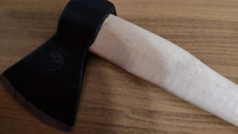 Кованый топор времён СССР, 1978 г.в.