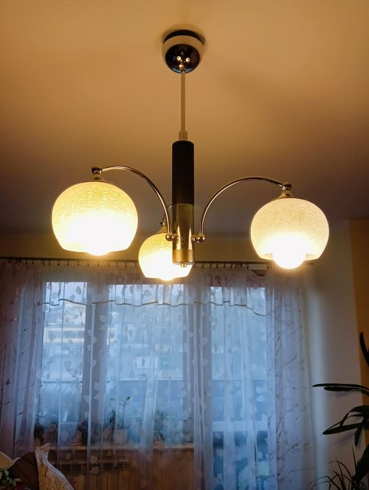 Żyrandol 3klosze lampa
