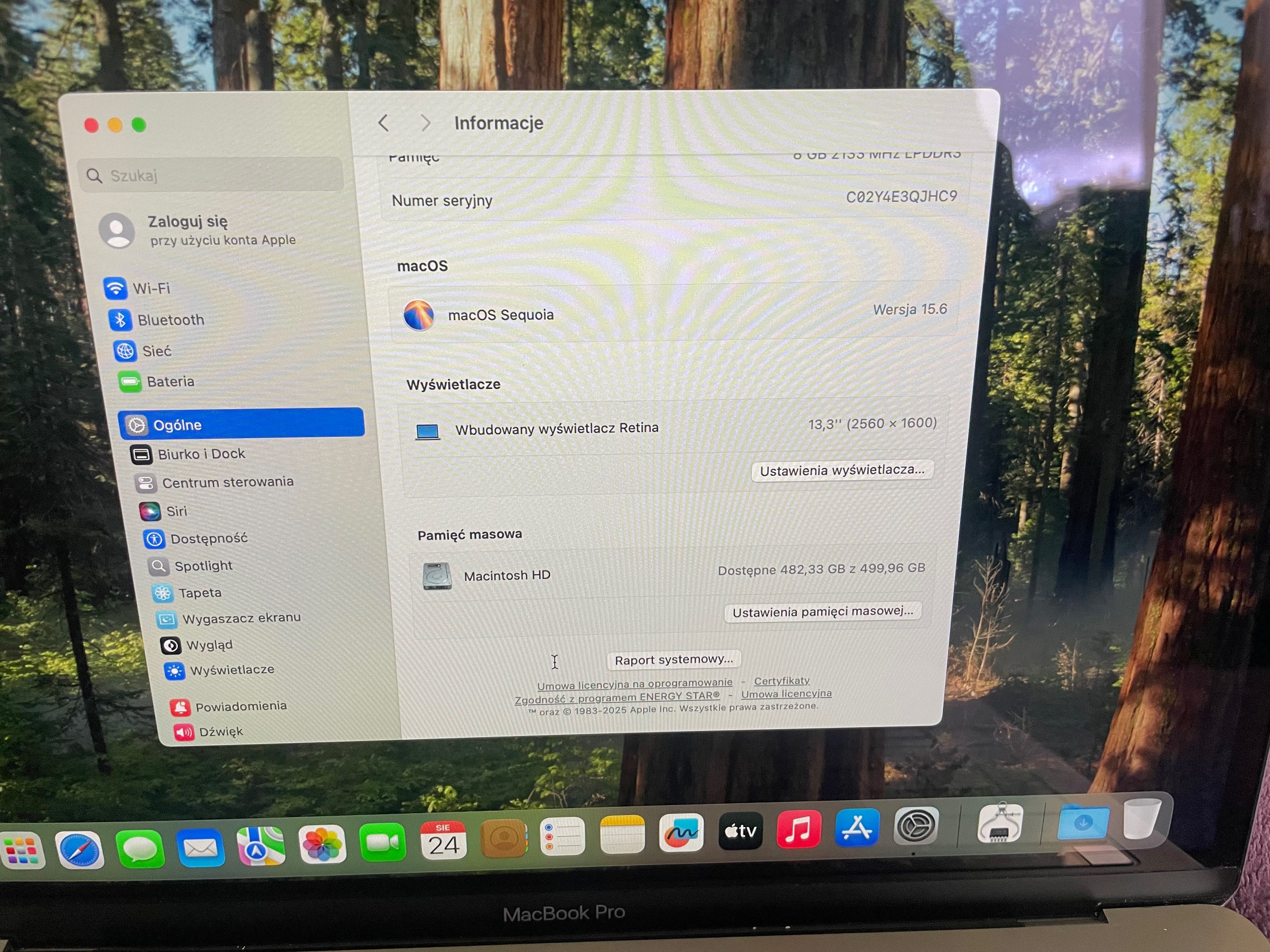MacBook Pro 2019 a1989 dysk 512gb