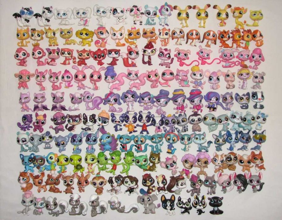 Pet shop lps kolorowe - wyjmowane głowy duży wybór - Hasbro