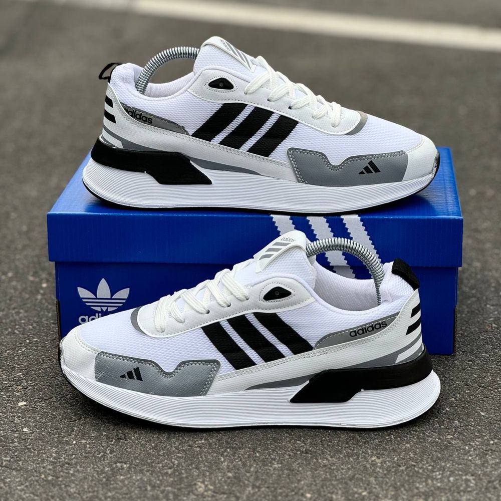 Чоловічі Кросівки Адйдас Білі Adidas White sport 40-44 рм.