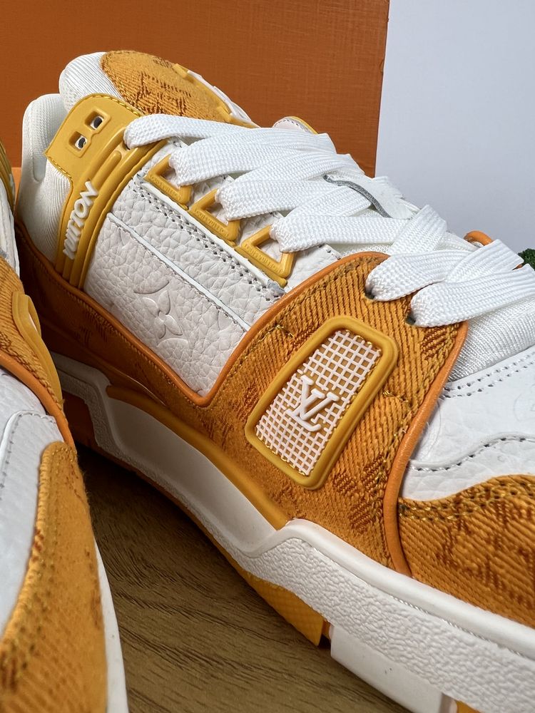 Кросівки Louis Vuitton Trainer Yellow Monogram