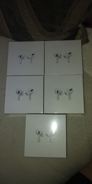 Słuchawki bezprzewodowe AirPods Pro 1 gen nowe 5 szt.