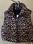 Colete leopardo novo
