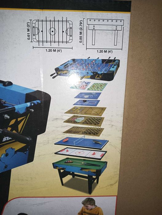 Mesa multi jogos em excelente estado