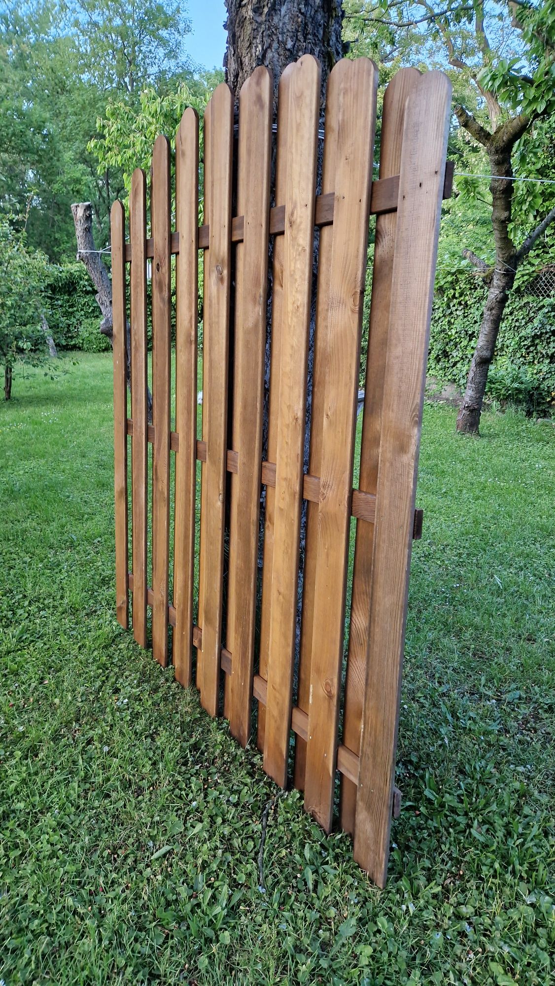 Płot drewniany STARNBERG 180x200cm Gruba deska