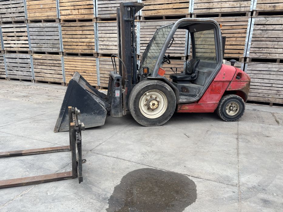 Wózek widłowy terenowy Manitou MSI 30 D ( triplex , szybko złącze)