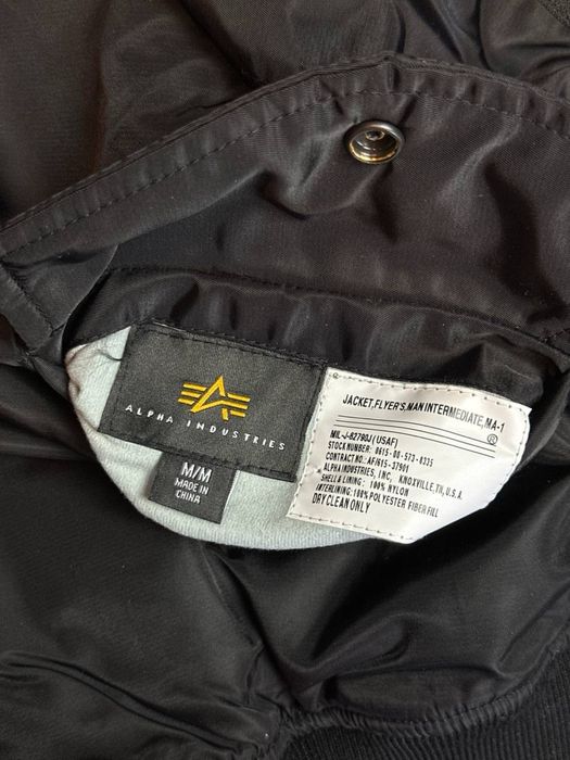 MA-1 Бомбер Alpha Industries cwu-45 Vintage