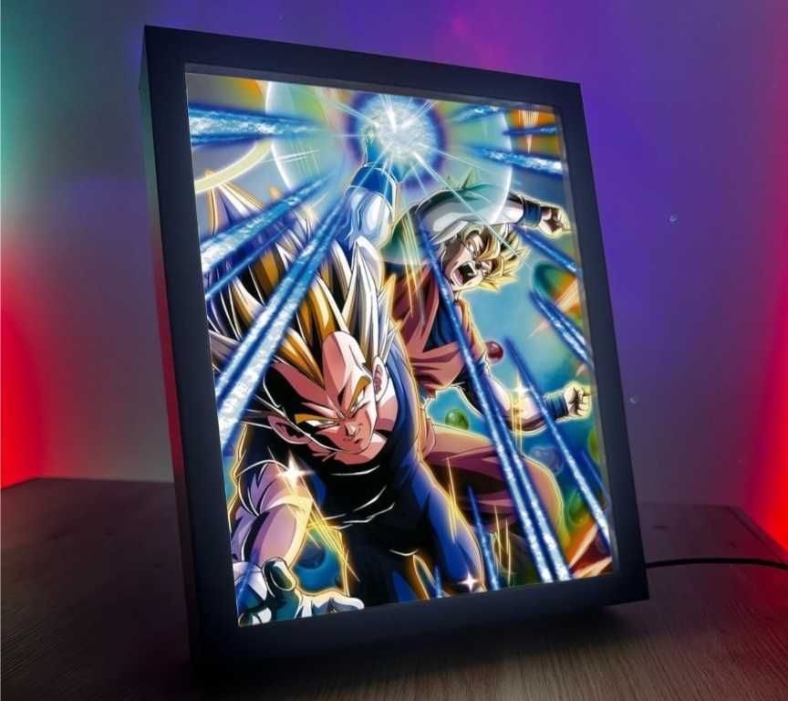 ObrazoLampka Dragon Ball Goku Vegeta