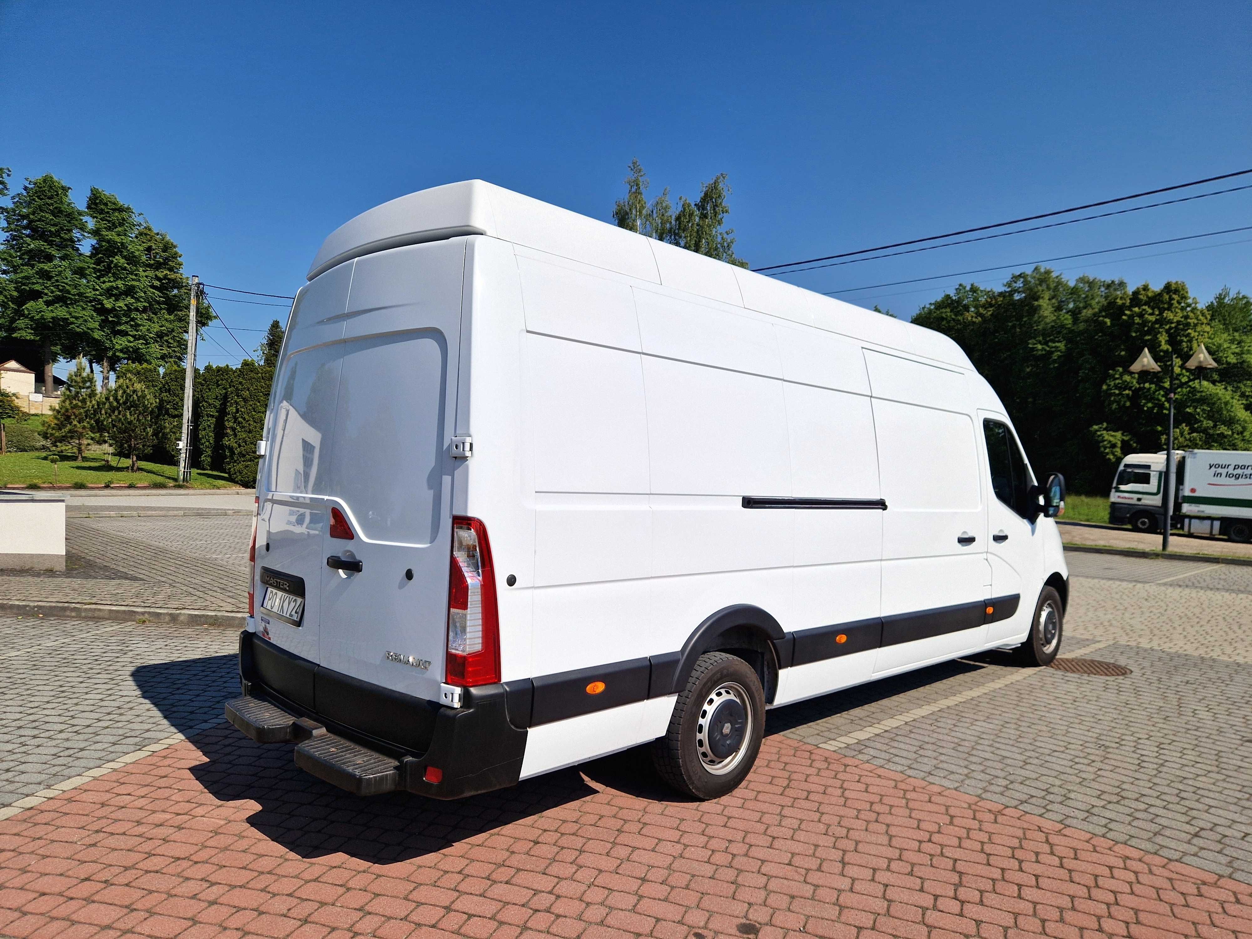 Renault Master Max Długi Furgon L4H3 Krajowy 1Wł Klima Faktura Vat 23%