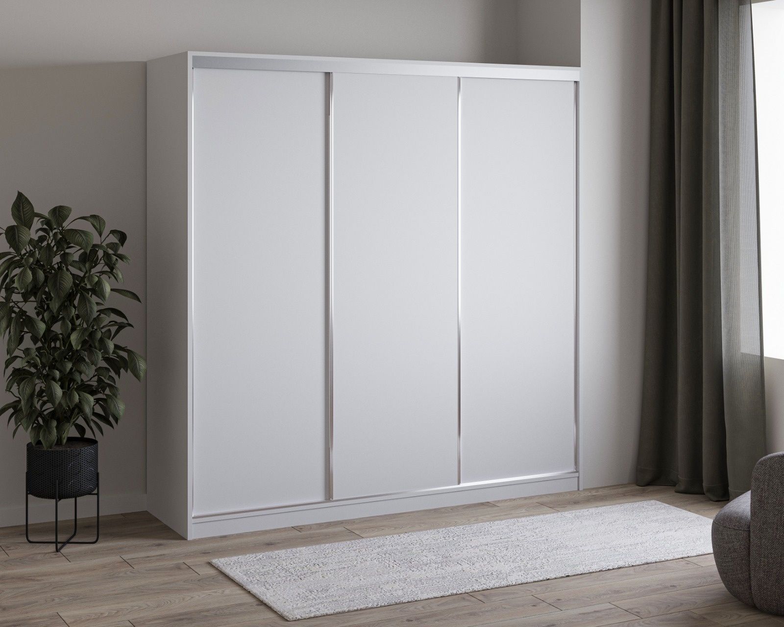 Szafa do garderoby z lustrem lub bez 200 cm PROMOCJA